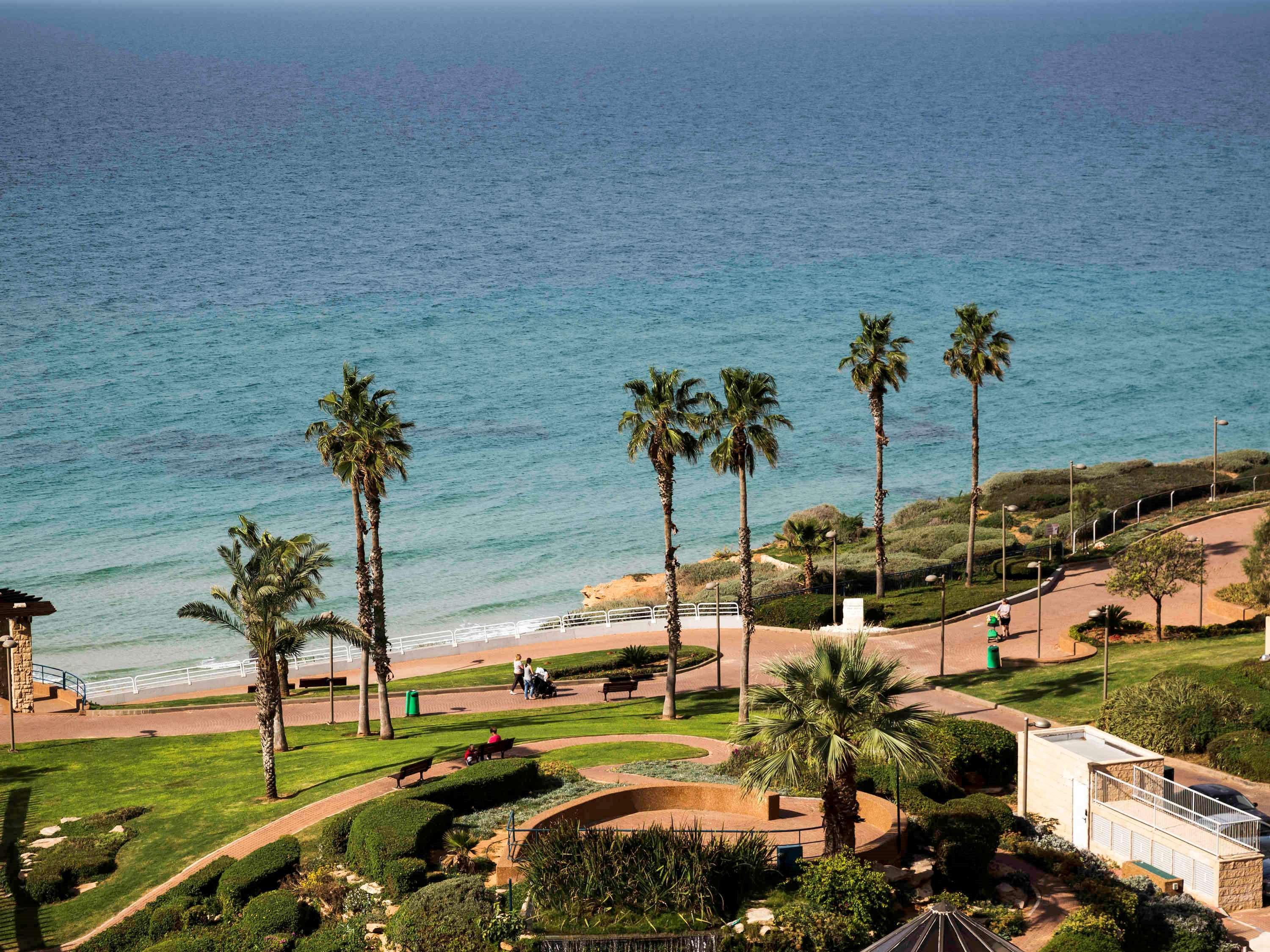 David Tower Hotel Netanya By Prima Hotels - 16 Years Plus Exterior photo View of the Mediterranean Sea from the campus