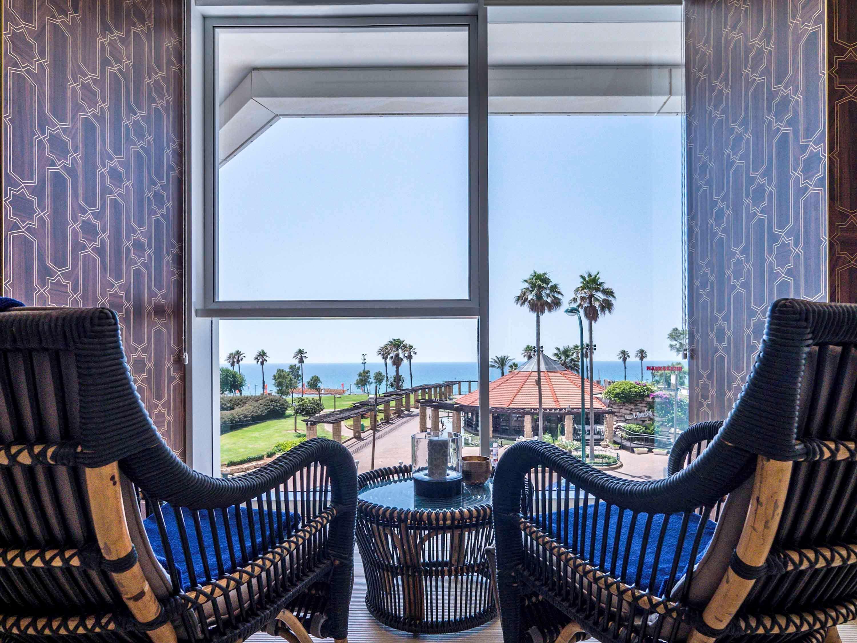David Tower Hotel Netanya By Prima Hotels - 16 Years Plus Exterior photo View from the lobby