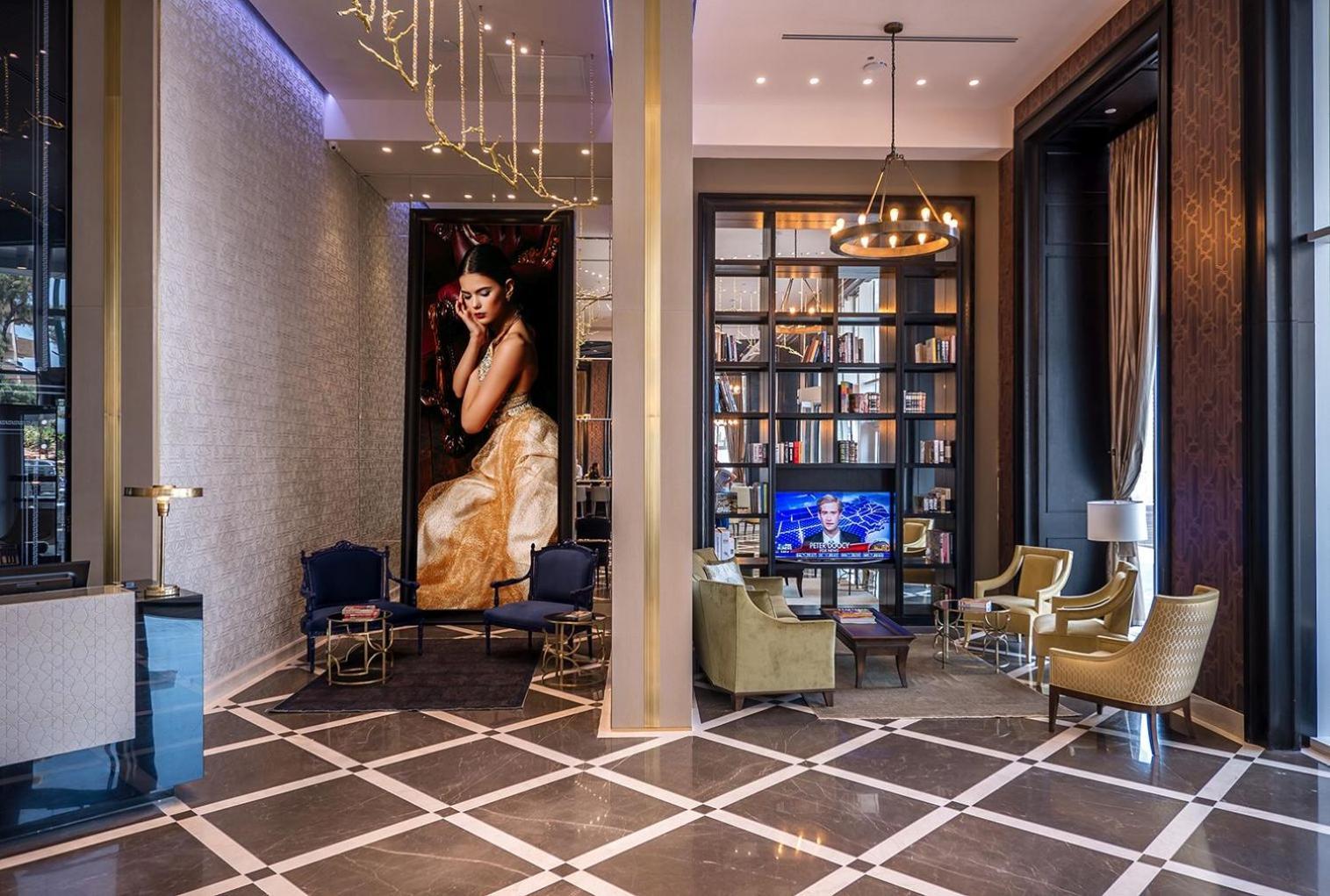 David Tower Hotel Netanya By Prima Hotels - 16 Years Plus Exterior photo The lobby of the hotel